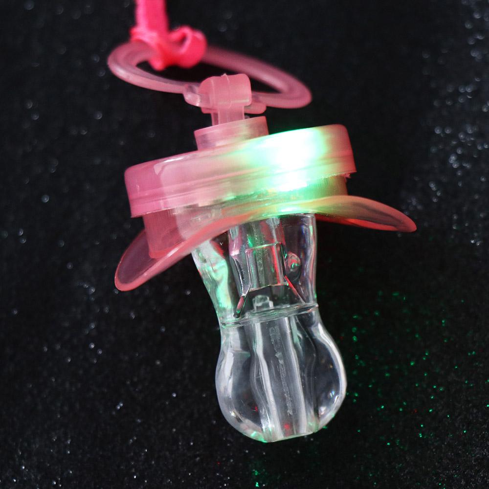 Whistles Party Toys Flashing Pacifier Whistle Nipple Whistle LED Pacifier Whistle Whistle Pacifier