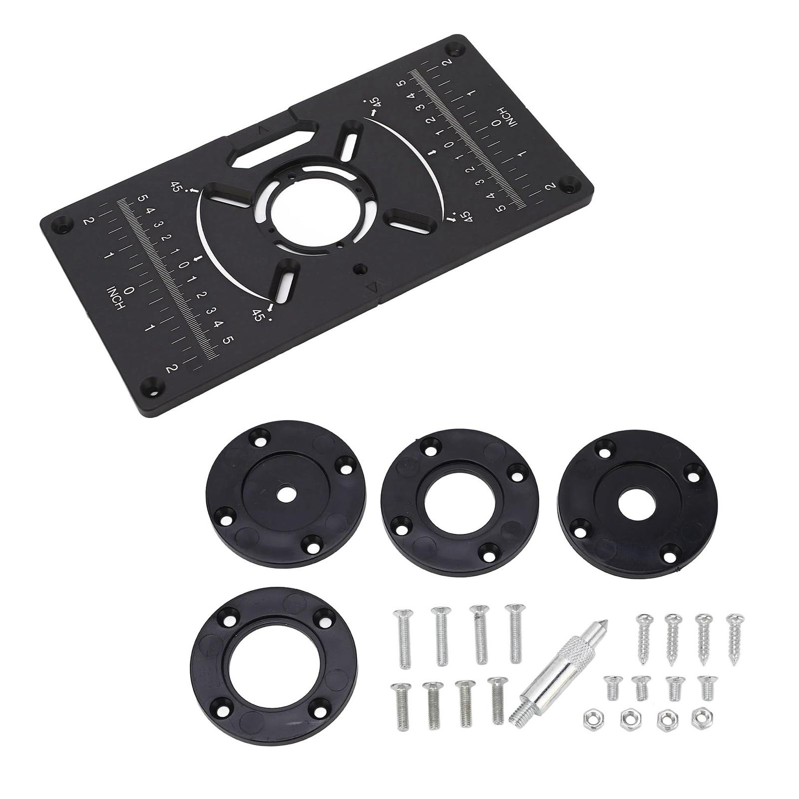 

Алюминиевая вставка для фрезерного стола, откидная доска для фрезера для деревообрабатывающего проекта, применение для фрезера