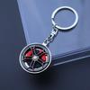 Metal Brake Wheel Hub Turning Integrated Gun Black Key Pendant Holiday Gift Mercedes-Benz Wheel Hub Caliper Keychain