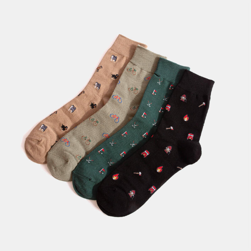 [Set] 2 Pairs of Fashion Socks C