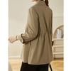 Premium trench coat women's clothing, new spring small casual and thin women's short and medium jackets