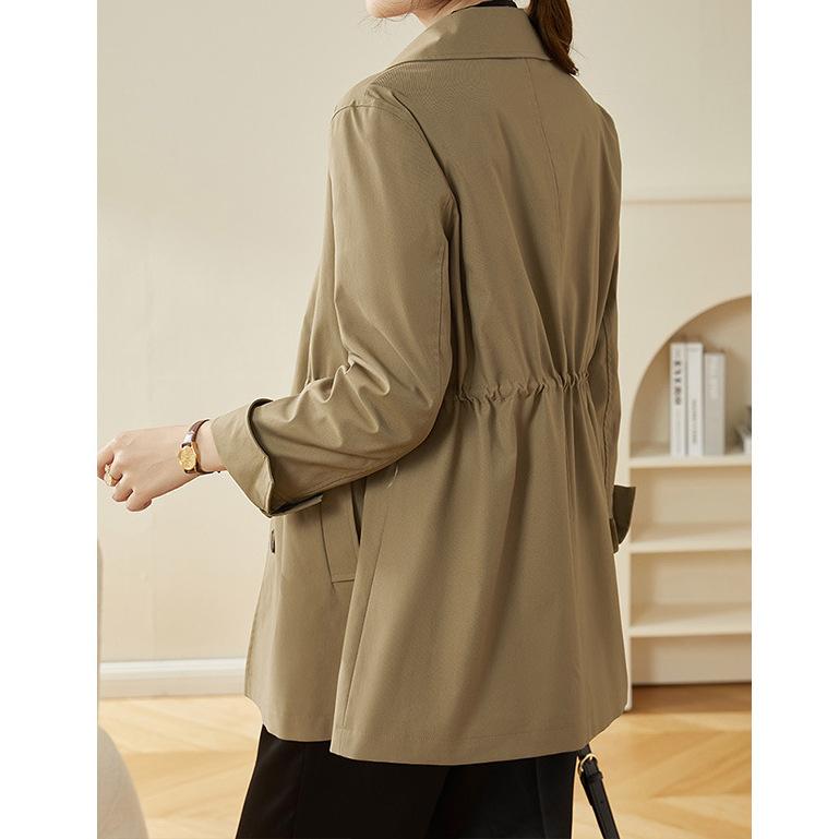 Premium Trench Coat Women's Clothing, New Spring Small Casual and Thin Women's Short and Medium Jackets