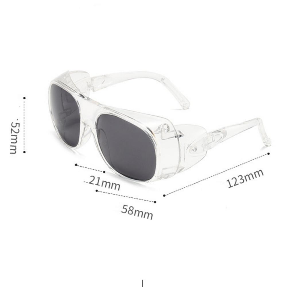 Safety Glasses Windproof Dustproof Goggles for Men Women Blue Blocking Protective Eyewear Large Frame Transparent Sunglasses