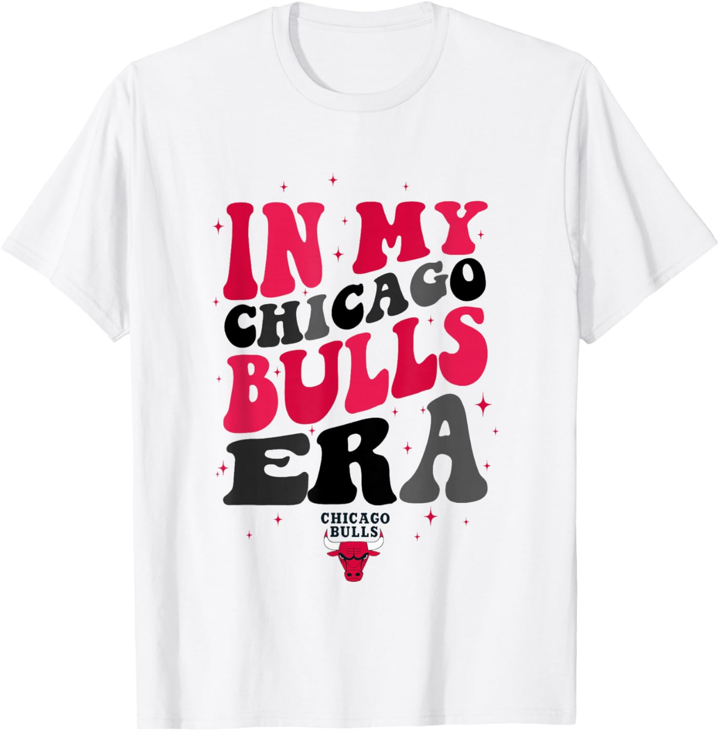 Футболка NBA с ретро-логотипом Retro Wave в стиле эпохи Chicago Bulls S разноцветный