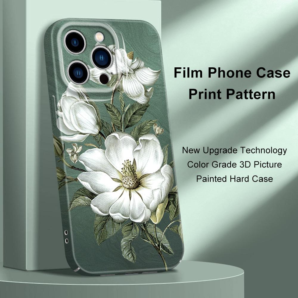 Gorgeous Magnolia Phone Case For iPhone 13 12 11 7 8 6 6S Plus Pro Max Mini X XS XR SE 2020 2022 Film Hard Cover