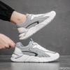 Fashion Spring  Autumn Men's Shoes Breathable Trendy Versatile Running Sports Leisure Simple Comfortable Men's Low Top Shoes Mesh Shoes