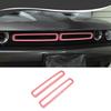 Pink Front Grill Mesh Grille Erts Trim Cover Frame For Dodge Challenger 2015+
