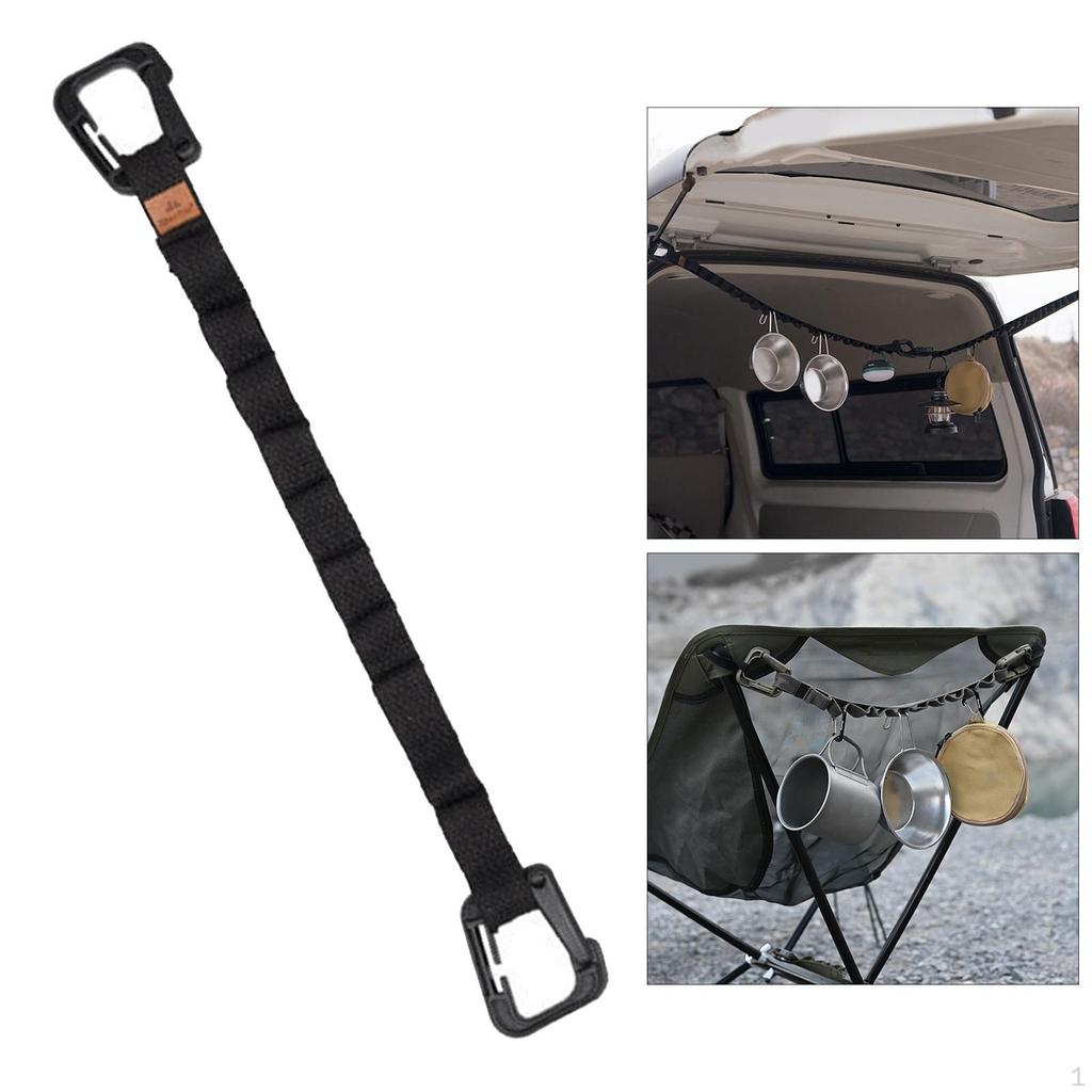 Cuerda Colgante para Acampar Accesorios Multifuncionales Tendedero Suministro para Autocaravana Tienda de Campaña Almacenamiento Duradero
