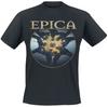 Epica Golden Gem Hands Print Black Cotton T-shirt Men Women Symphonic Metal Unisex Tee