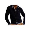 Suéter de punto trenzado liso con logo de poni pequeño bordado Polo Ralph Lauren Suéter para mujer WMPOSWENDW20090-400