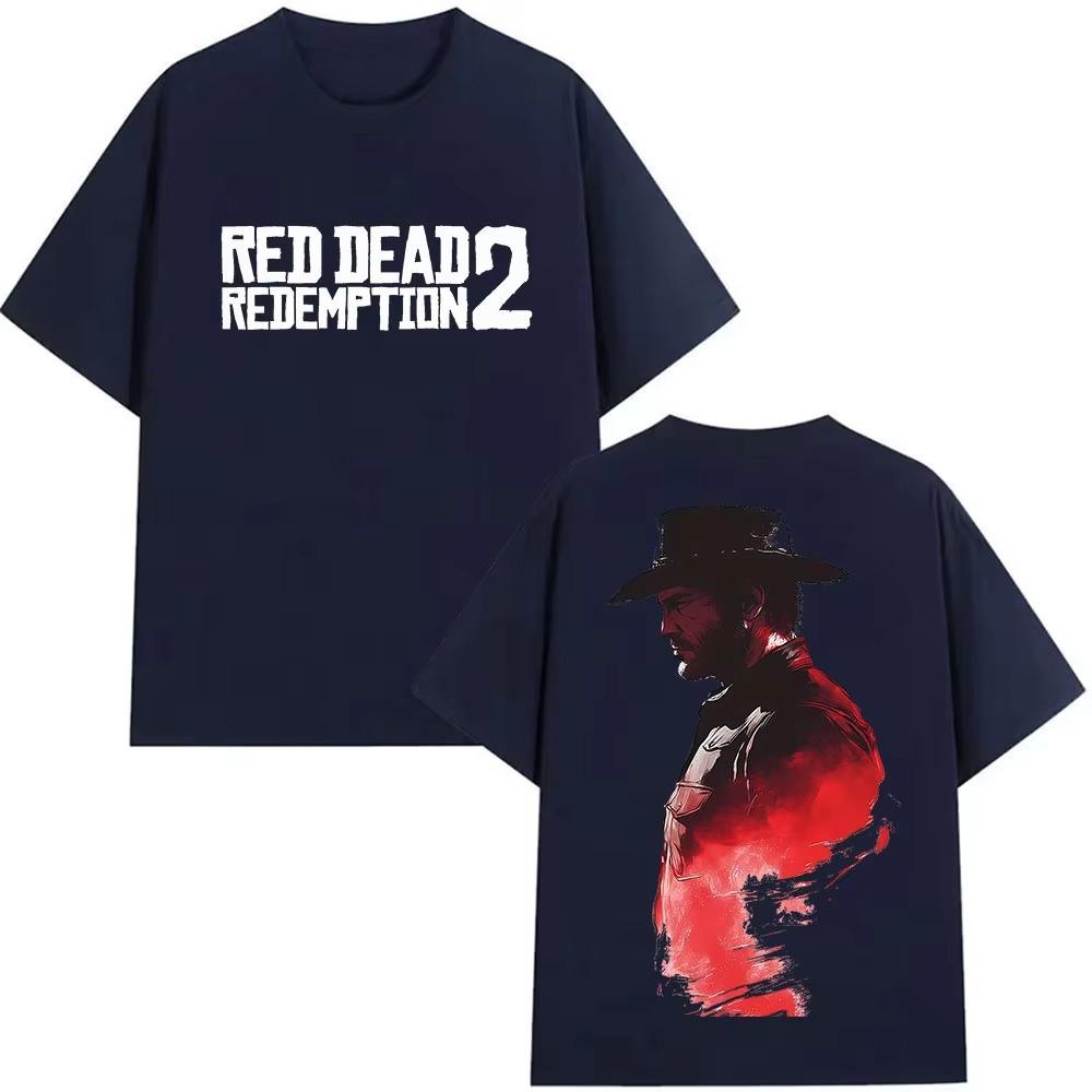 The Great Wilderness Redemption 2 Printed Product Tshirt 2025 Summer Printed Pure Cotton Fashionable Casual Tshirt