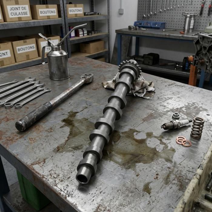 Arbre à cames d’échappement compatible moteurs PSA 1.5 BlueHDI – Remplacement OEM 9825017880 & 39175858