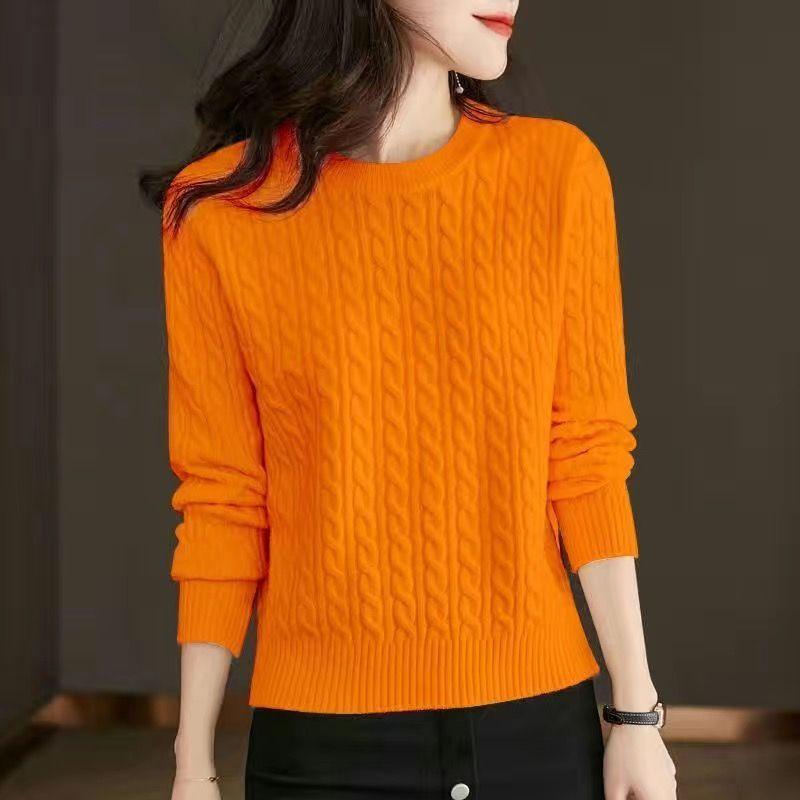A Versatile and Fashionable Round-neck Sweater for Women In Autumn and Winter