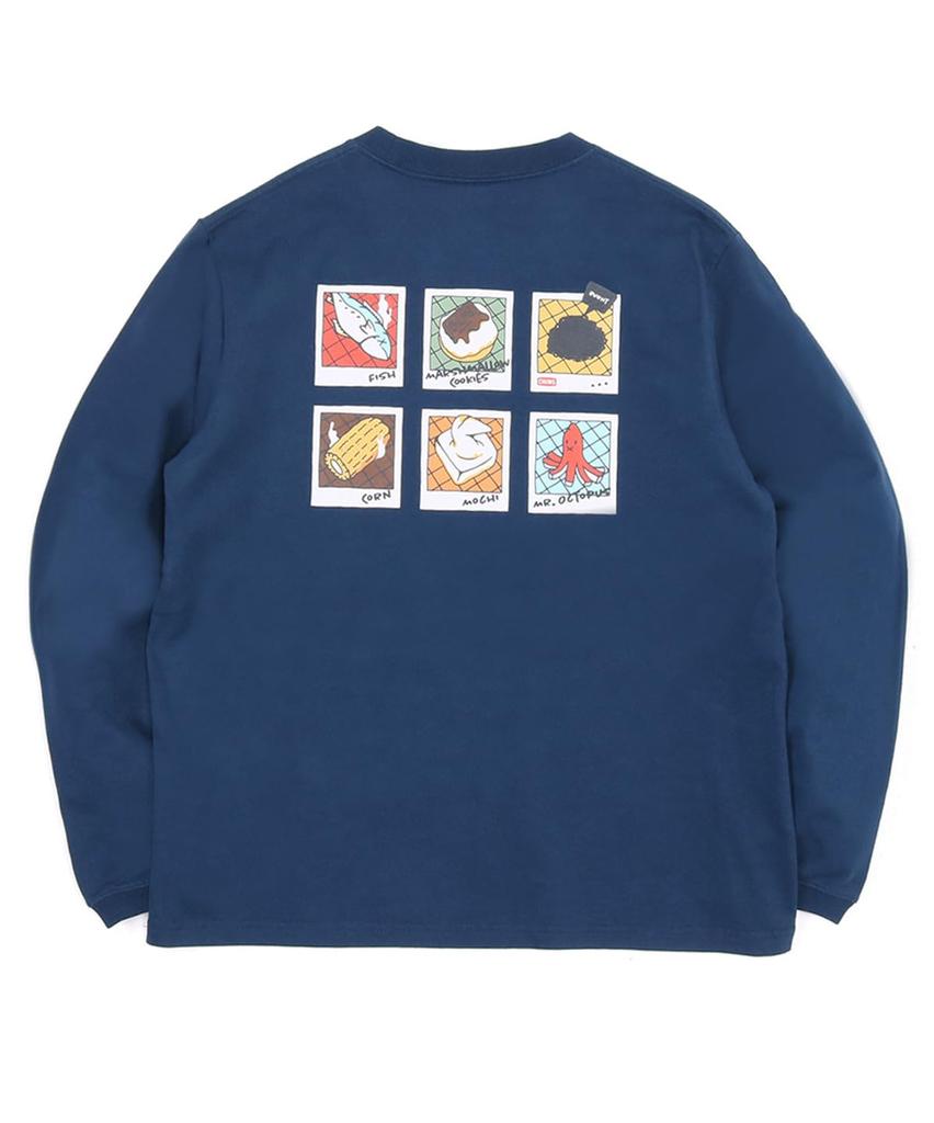 Chums Instant Camera Pocket Brushed Long Sleeve T-Shirt