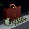 Keramik-Weinset, zwölf Tierkreiszeichen-Köpfe, Baijiu-Tassen, Weinausgießer, Geschenke, Weingläser, hochwertige Geschenkboxen, Verpackungssets, Geschenke