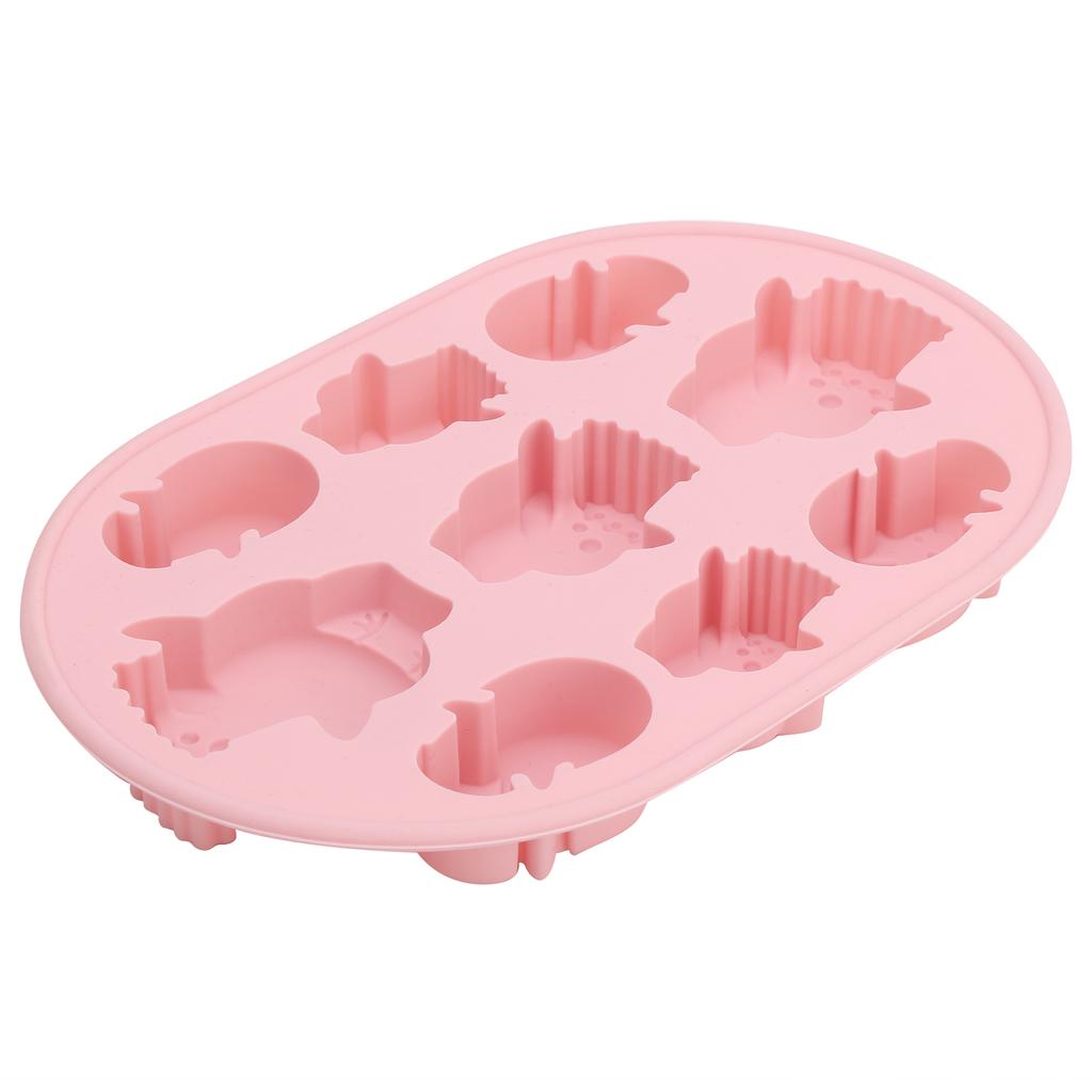 9 Grids Silicone Cake Mold Chocolate Mould Easter Broken Chicken Baking Tool