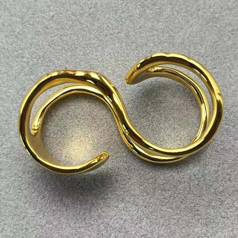 2024 UNOde50 Best-Selling Creative Double Ring Women s Romantic Jewelry Gift
