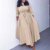 2024 Spring Summer Fashion African Inspired Plus Size Womens Lace Maxi Dress