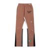 Gallery Dept Pantalon de survêtement décontracté style high street à cordon de serrage, splicing à éclaboussures d'encre peint à la main, légèrement tiré, pantalon de sport ample pour hommes et femmes