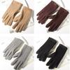 Touch Screen Keep Warm Gloves Solid Color Winter Mittens Thickened Thermal Gloves  Man