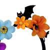 Halloween Flower Bat Hairband Comfortable Adjustable Dark Series Hairband For Women Men Party Gathering Headpiece