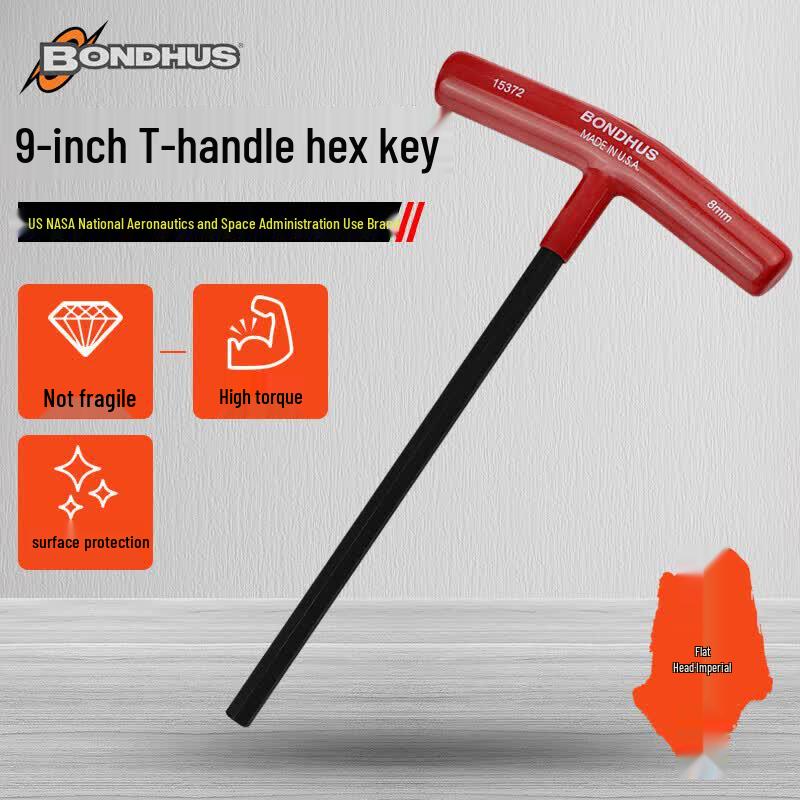 BONDHUS T-Handle Hex Wrench