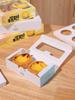 Disposable Portuguese Egg Tart Boxes (2, 4, or 6 Pieces) for Homemade Desserts & Takeaway