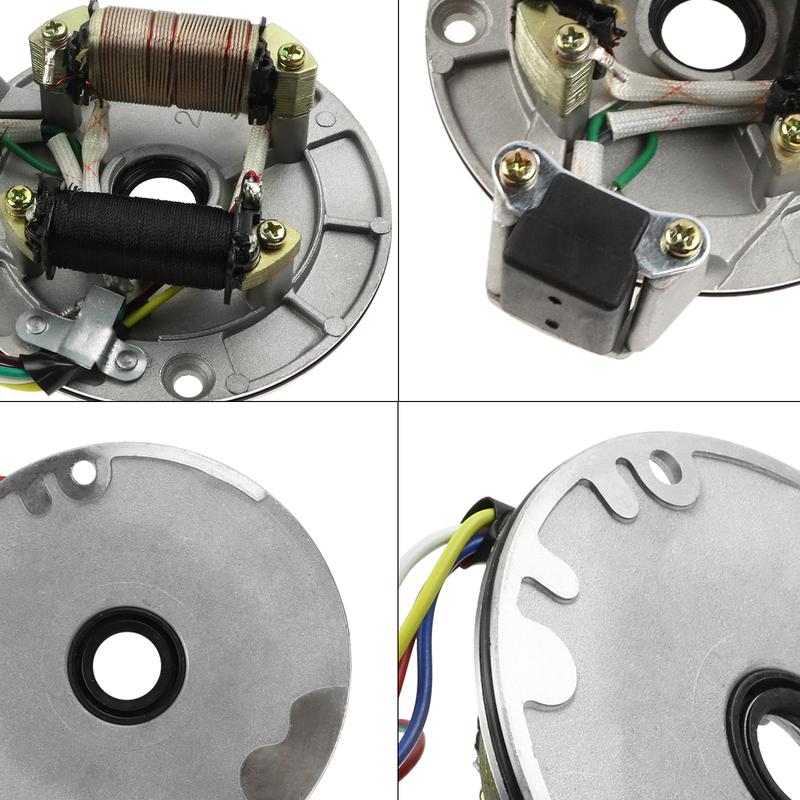 Ignition Stator Magneto Plate Coil for 50cc 70cc 90cc 110cc 125cc Dirt Bike ATV Go Kart XR50 SDG SSR 107 110 125 CC