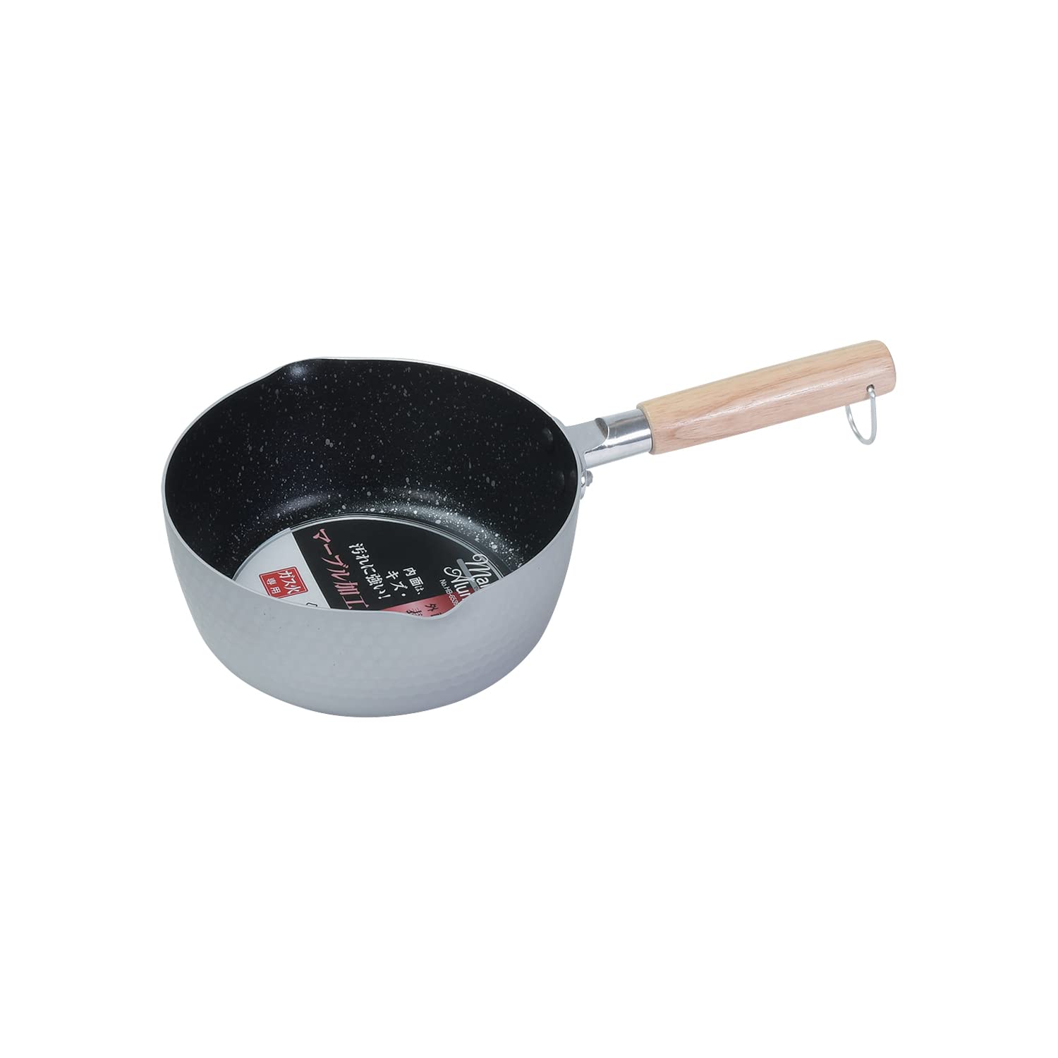 

Pearl Metal Yukihira Pot Yukihira Pot 18cm For Gas Fire Only Marble Processing Anodized Marble Anodized HB-6539