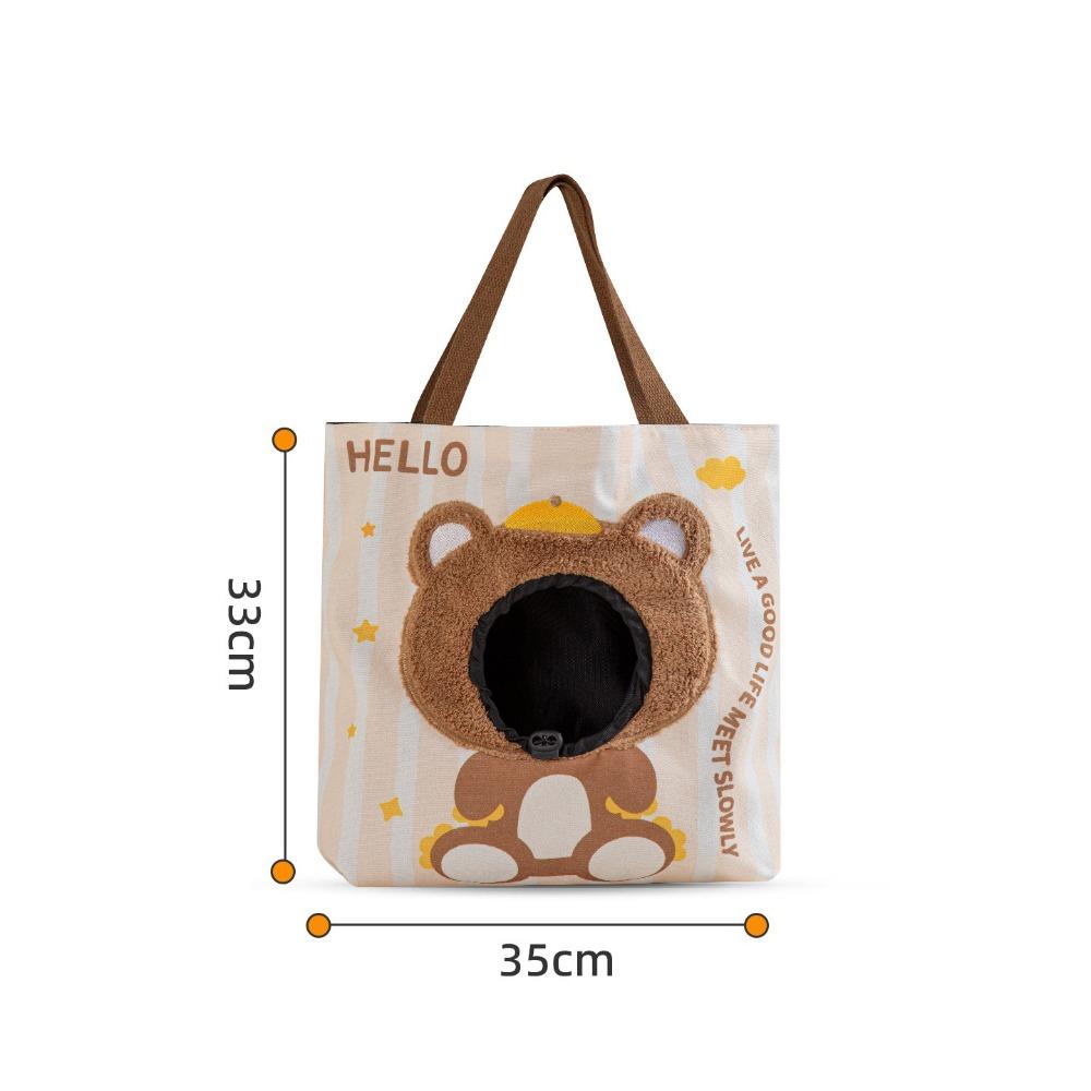 

Portable Cat Carrier Bag Breathable Puppy Travel Bag Cartoon Pet Carrier Bag Pet Handbag