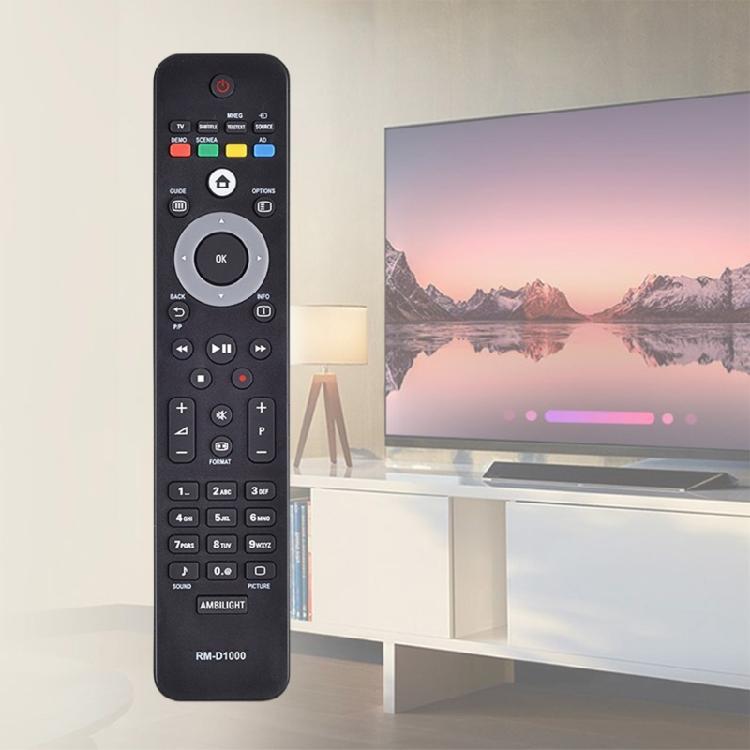 Easy Use Television Remote For RM-D1000 52PFL5604H Screens Controlller Straightforward Button Configuration