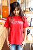 [SCOPY] Cat-patterned T-shirt for Cat Lovers, Nyaa-exclusive, Red, Size L