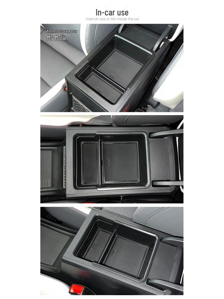 MG Mulan Pudełko do przechowywania podłokietnika konsoli środkowej dla MG4 - Dekoracja i modyfikacja wnętrza samochodu