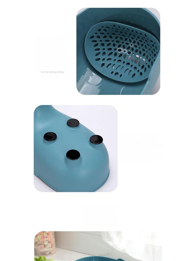 Elephant Multi-Purpose Kitchen Storage Basket - Perfect for Draining, Washing, and Storing Fruits and Vegetables.