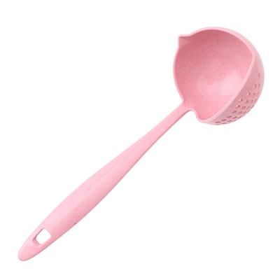 2 in 1 filtro skimmer pentola stoviglie porridge cucchiaio da zuppa manico lungo