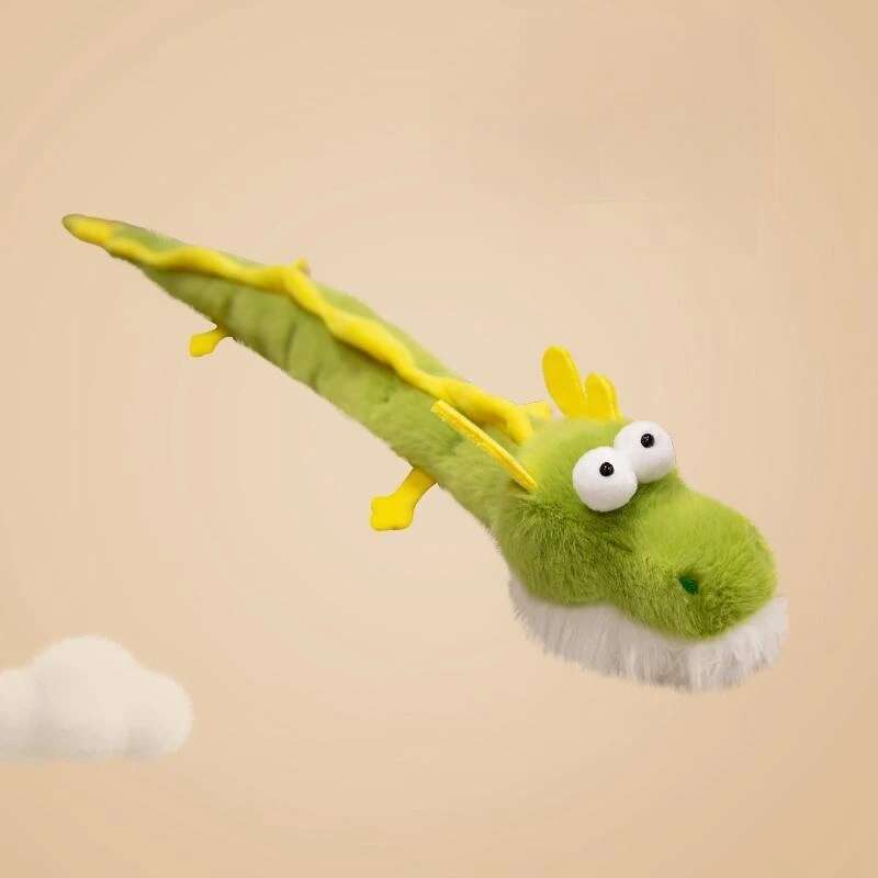 

60см Каваи 6 цветов Забавная плюшевая игрушка Дракон Мягкое чучело Дракон Игрушки Гибкий дизайн Детский подарок на день рождения Украшение 60cm зелёный