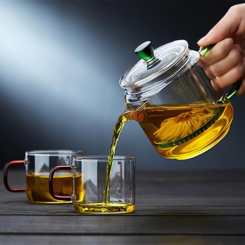 Hitzebeständiges Glas Teekannen-Set