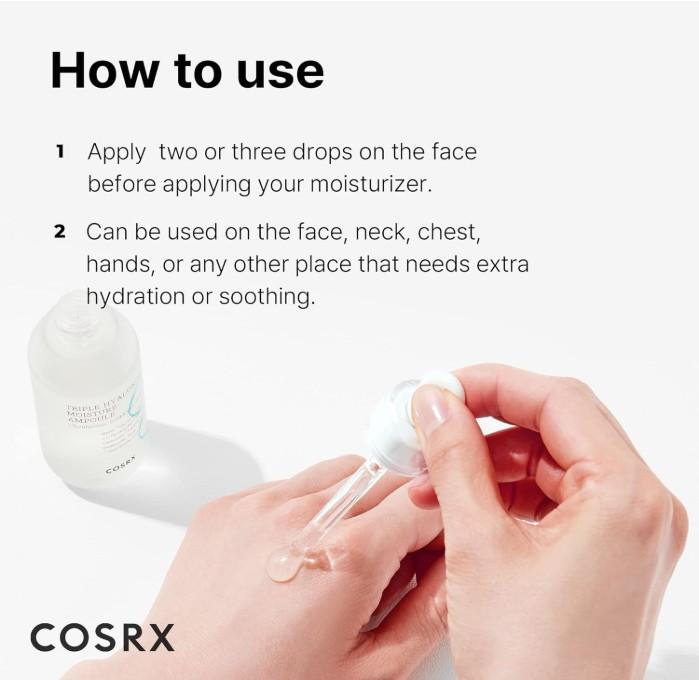 COSRX Hydrium Triple Hyaluronic Moisture Ampule 40ml