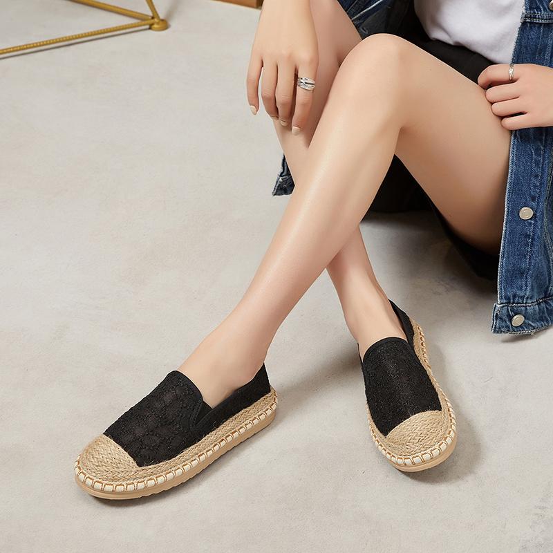 Fashion CRLAYDK Classic Loafers for Women Espadrilles Slip On Dressy Casual Lightweight Flats Ladies Travel Breathable Walking Shoes