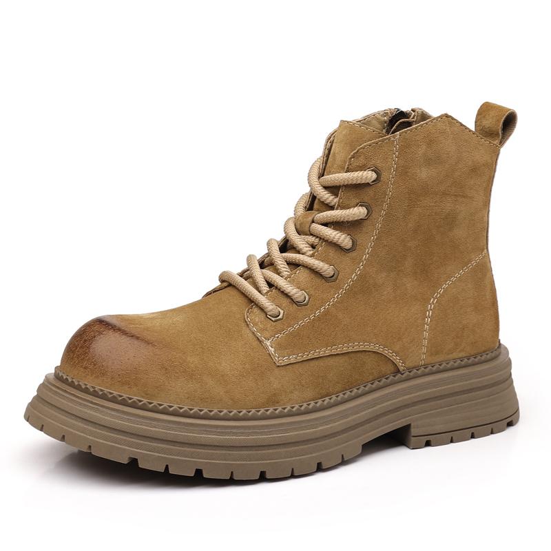 Thick soled men's boots Classic autumn and winter styles Fashionable Outdoor Party Daily Business Office High quality shoes