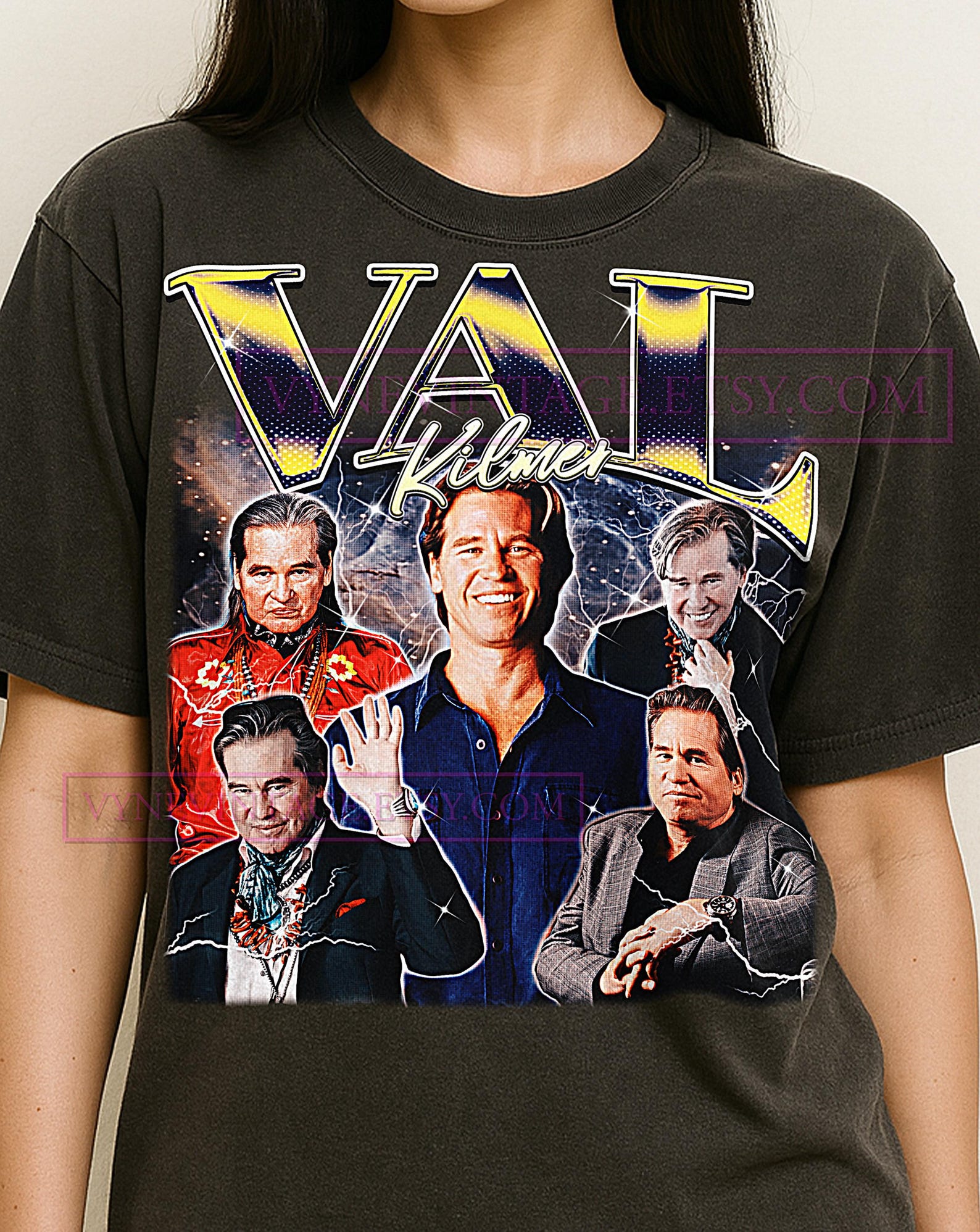 Val Kilmer Bootleg Shirt, Vintage Actor Star Celebrity Legend Tee, 90s Retro Throwback T-shirt, Val Kilmer Sweater S