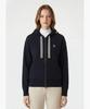 Meonsingweeo Women'S Transitional Knit Zip-Up Hoodie Navy Mr122Lsj11