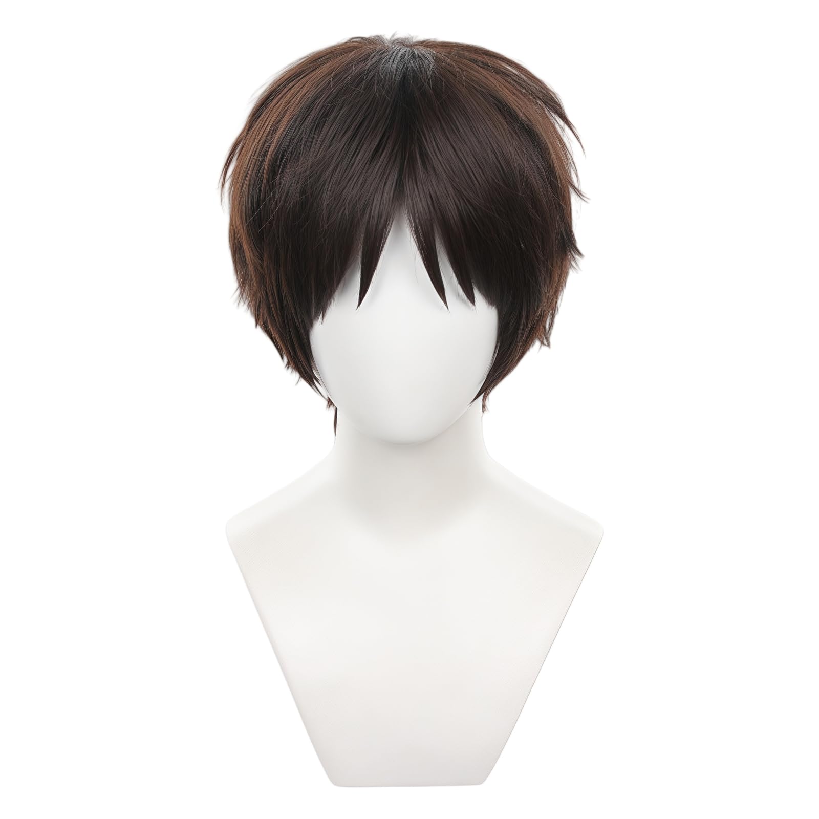Sizuuenn Attack on Titan Eren Yeager Heat Cosplay Wig with Perfect for Cultural and Photo Shoots Wig, Resistant, Net, Events, Festivals,