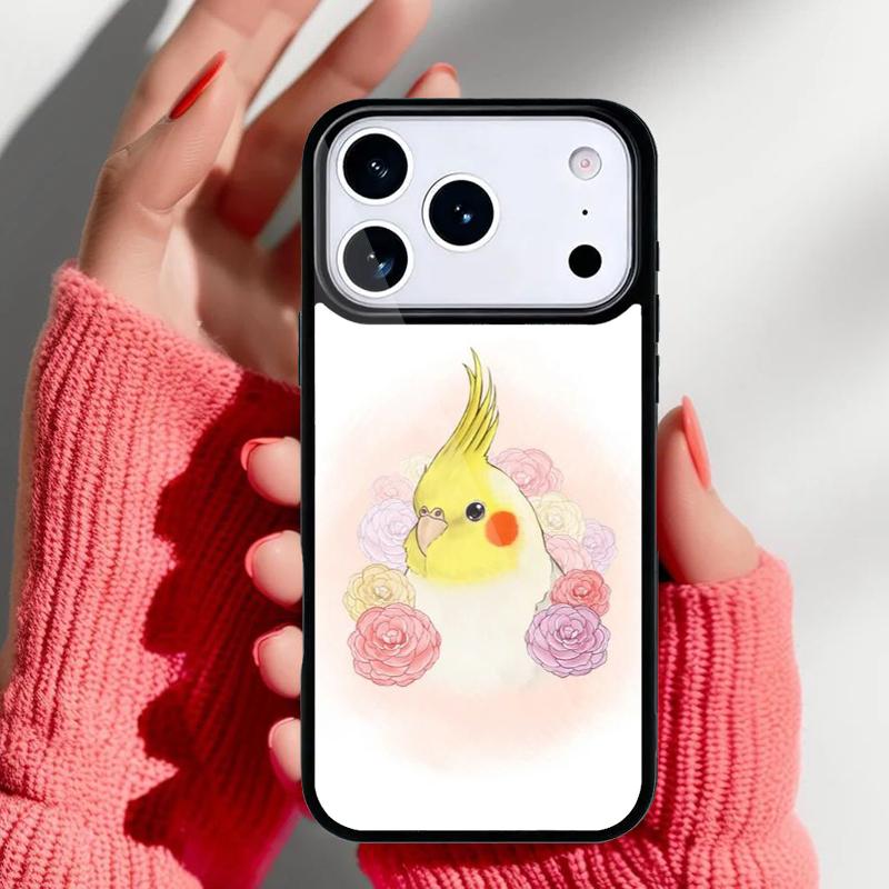 Parrot Bird Phone Case for iPhone 17 Air 16e 15 14 13 Pro Max Back Cover for 12 11 Pro Coque