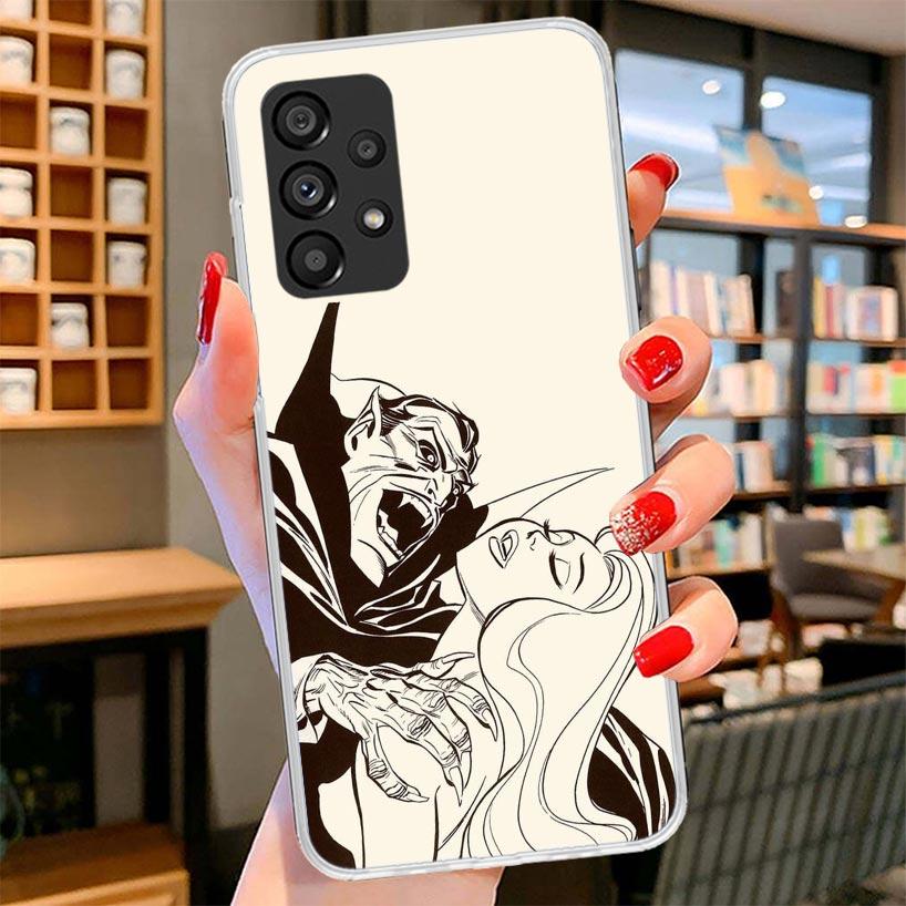 Gothic Vampire Scarlet Art Phone Case For Samsung Galaxy A17 A37 A57 A16 A26 A36 A56 A15 A25 A35 A55 A14 A24 A34 A54 A13 A23 A33