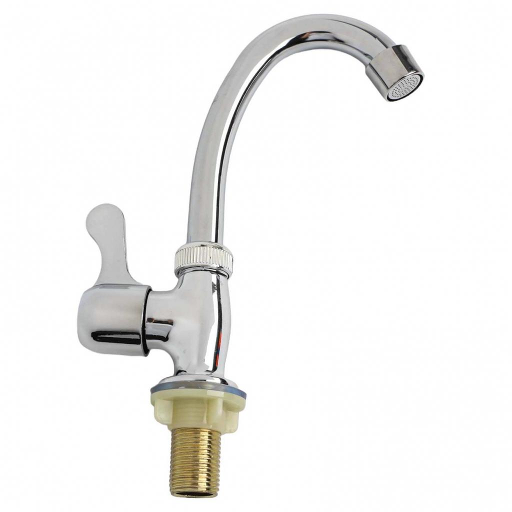 Kitchen Faucet Silver Single Cold Water Healthy Water Tap