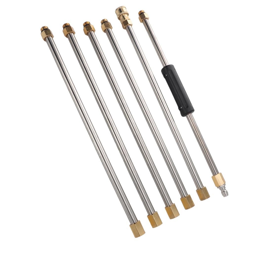 90 Inch Pressure Washer Extension Wand Power Washer Lance with 1 4 Inch Quick Connect for Roof Cleaning 6pcs