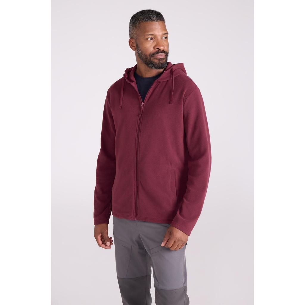 Mountain Warehouse Men's Camber Fleece Full Zip Hoodie