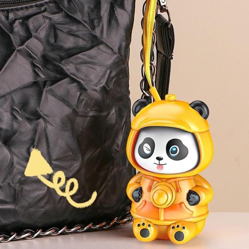 Lovely Panda Face Changing Doll Keychain Charm Fun And Eye Catching Designs Keyrings Accessory For All Ages