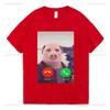 John Pok Named the Women's Printed T-shirt a Stylish, Fun, Casual Summer Streetwear Tee.